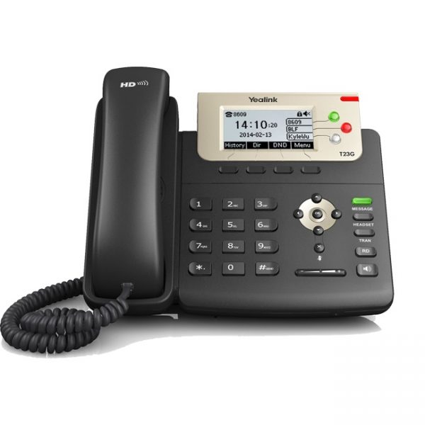 خرید اینترنتی تلفن تحت شبکه SIP T23G محصول یلینیک(Yealink)